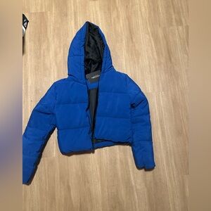 Pretty little thing blue puffer